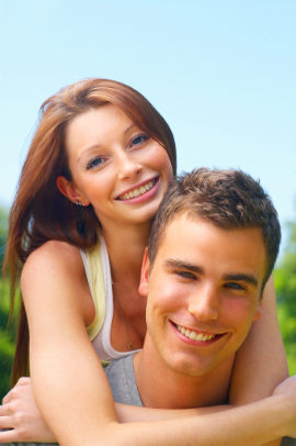 stock photo of a man and woman